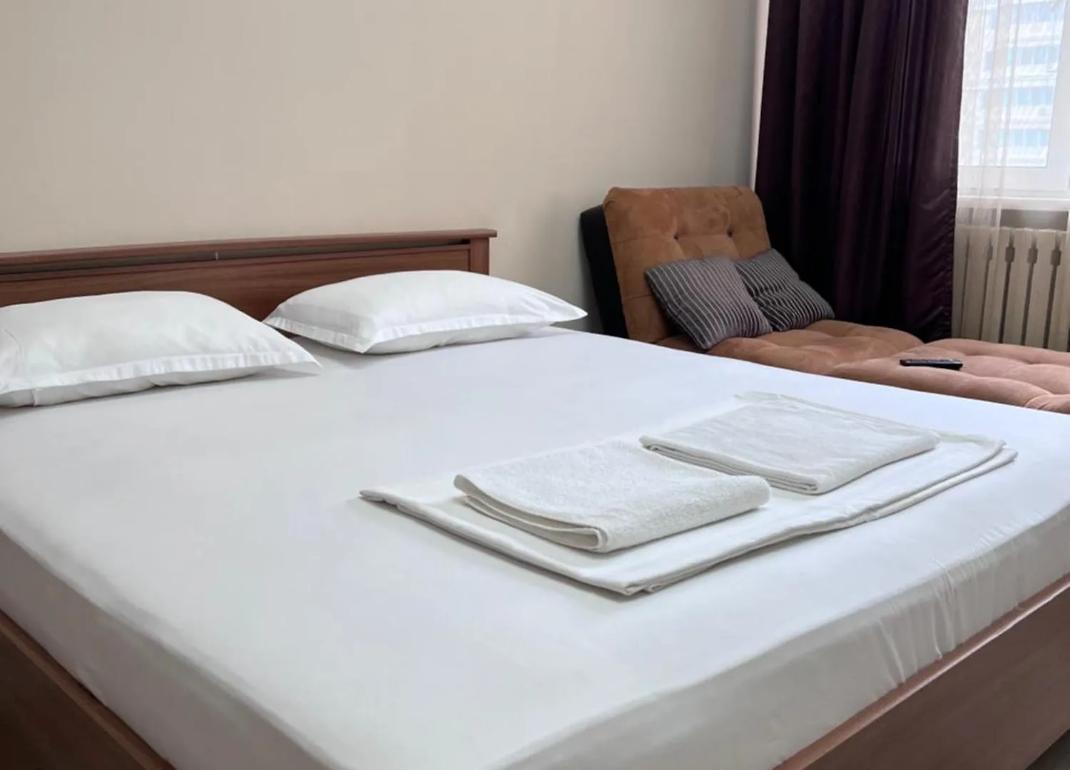 Apartment 215 Очень Теплые Апартаменты Рядом С Байтереком С 2 Большие Кроватями Nur-Sultan
